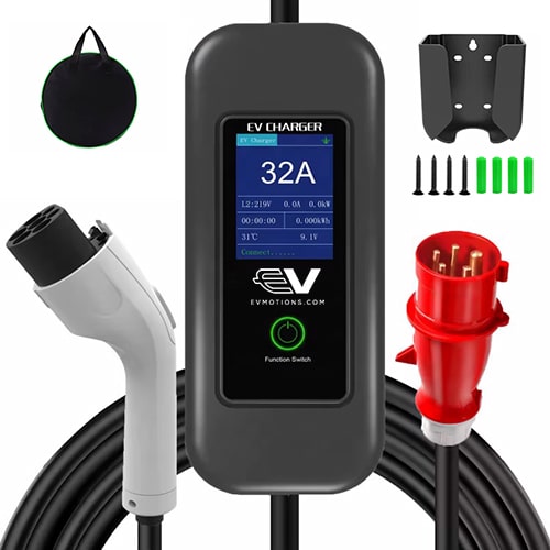 2-EVMOTIONS Delta Wi-Fi EVSE Type2 (3x16A) Polnilni Kabli